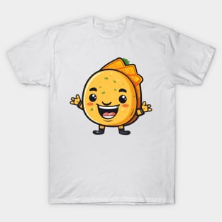 kawaii Taco cehees T-Shirt cute potatofood funny T-Shirt